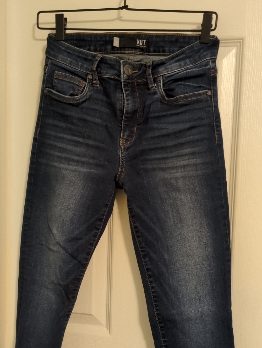 Kut from the Kloth Women's Skinny Jeans - Dark Blue Wash